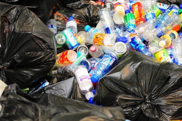 Keranjang belanja plastik cacahan