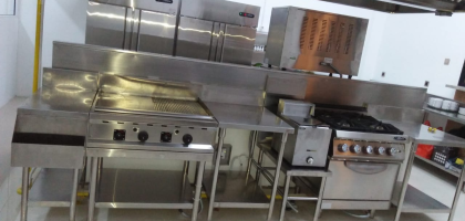 peralatan dapur restoran stainless steel